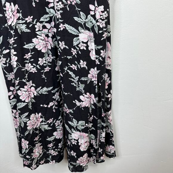 Lulus Esperanza Black Floral Print Midi Dress - Picture 4 of 9